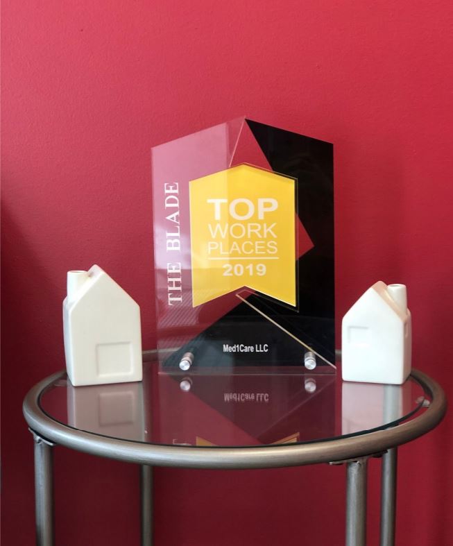 Homecare Toledo OH - 2019 Toledo Blade’s Top Workplace Award